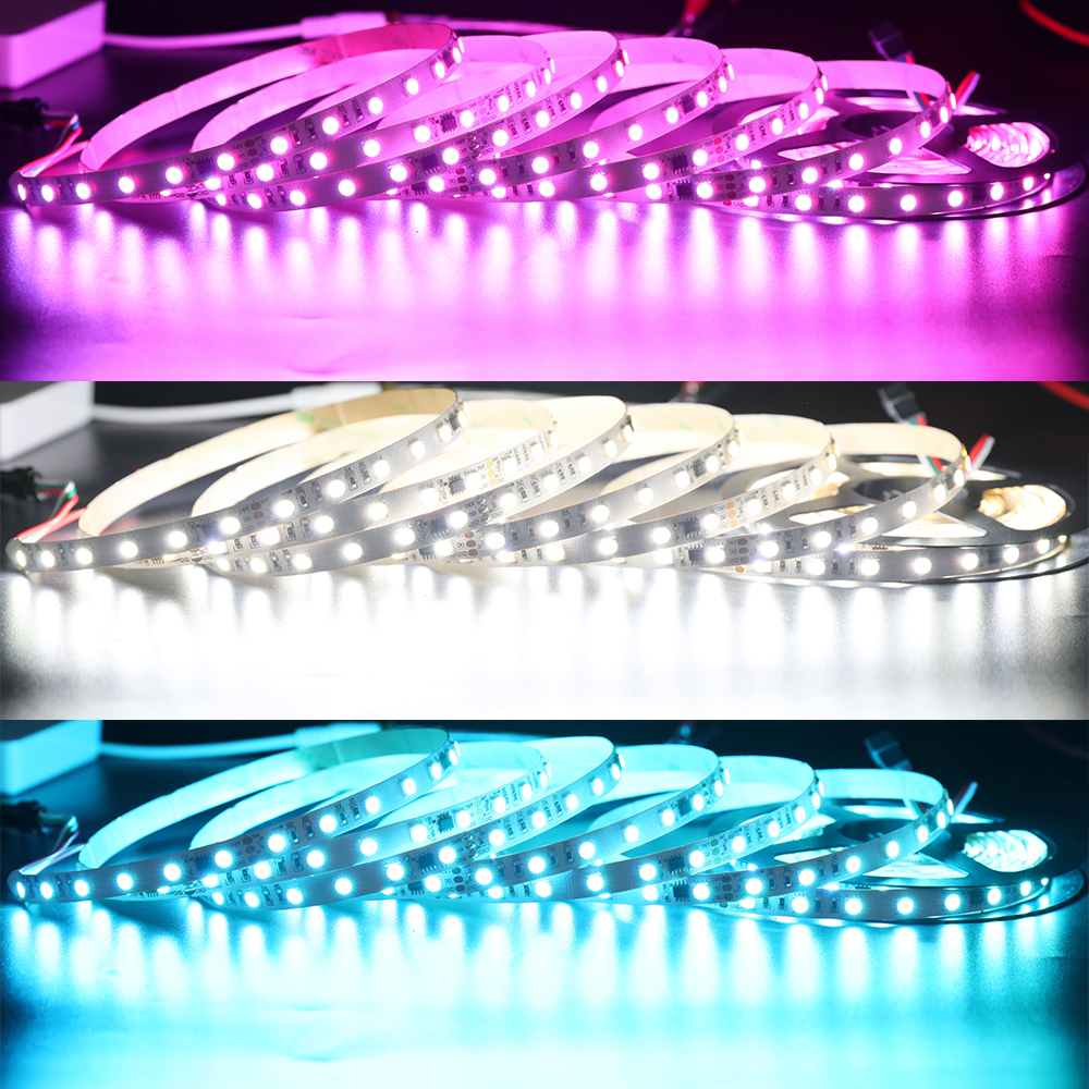 TM1814 4IN1 5050 RGBW LED Strip Lights Multi Color Chasing, 60LEDs/m